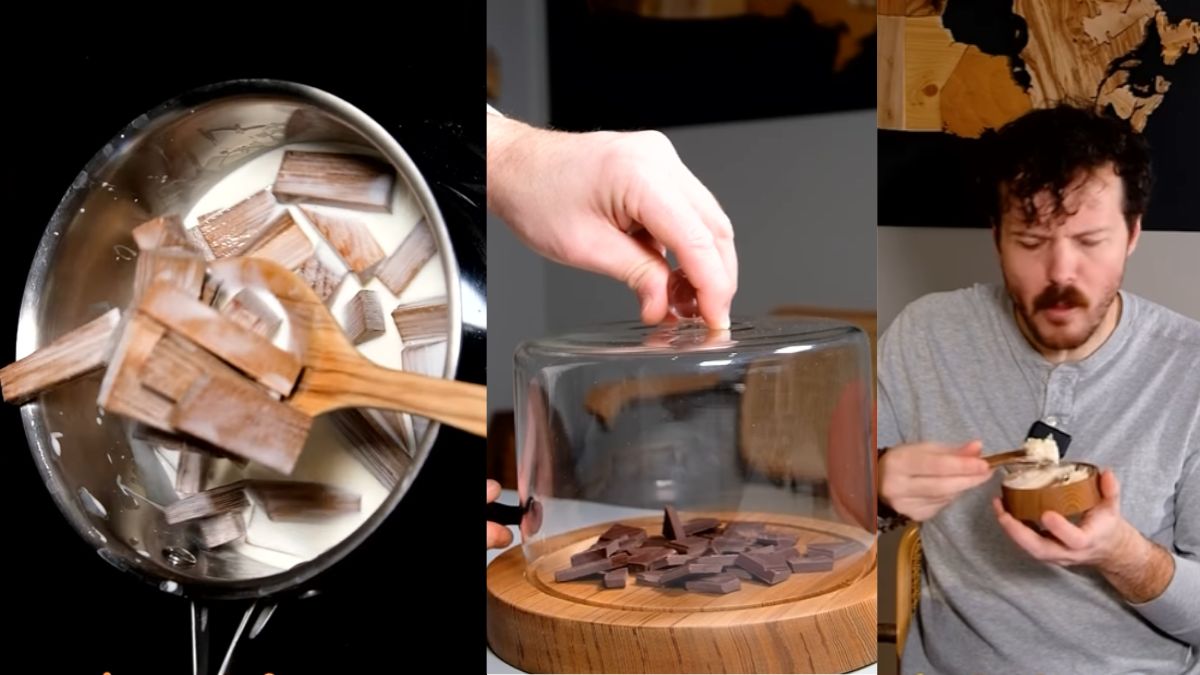Wood-Flavored Ice Cream: The Viral Food Trend Taking Over the Internet